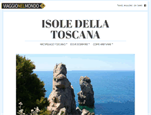 Tablet Screenshot of isoletoscana.it